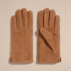 Перчатки из замши
